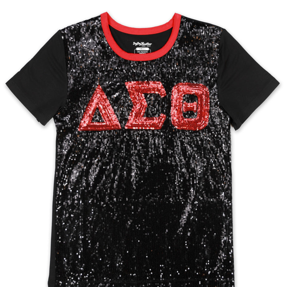 DST Sequins Tee (Red or Black)