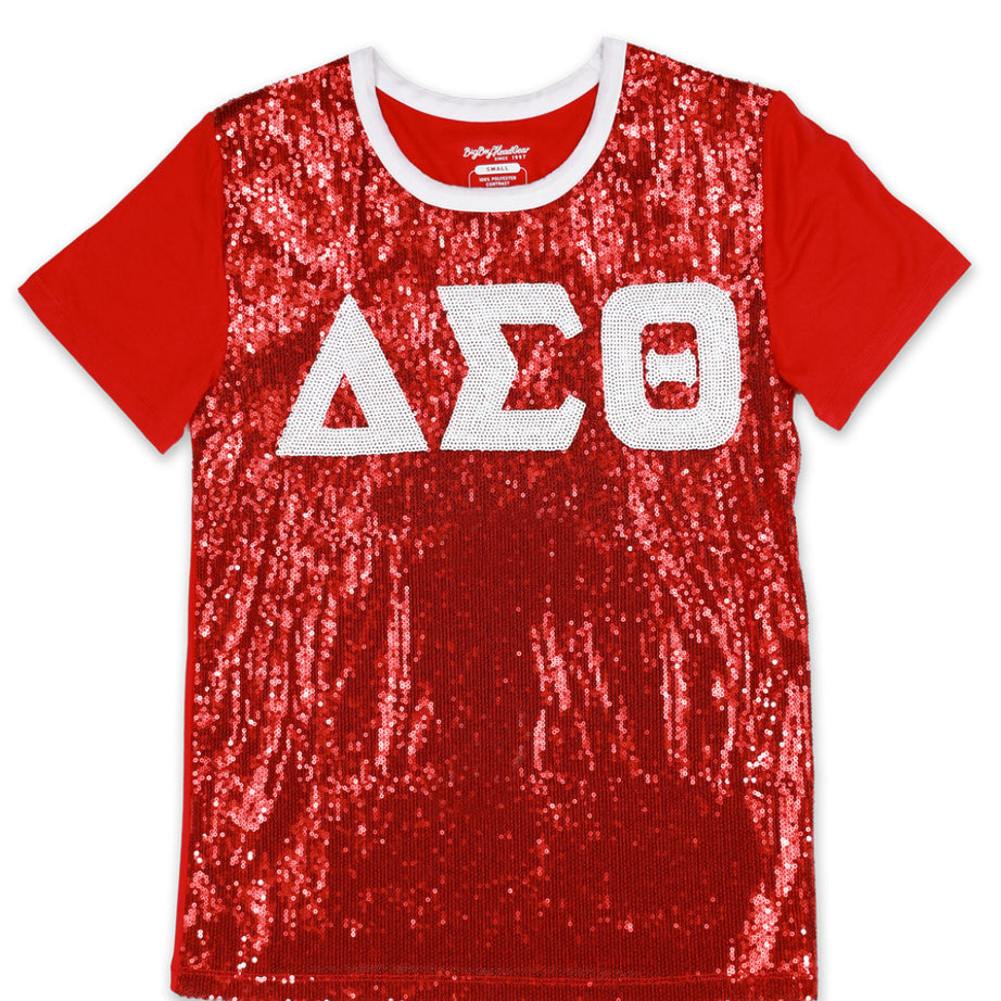 Red Sequins TEE