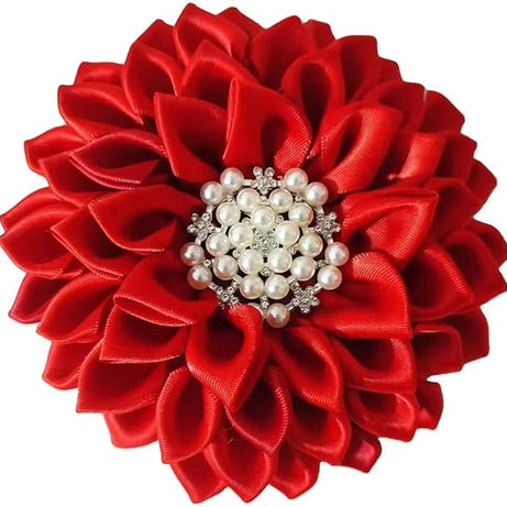 Flowers Magnetic Closure (Red, Red-White Combo)